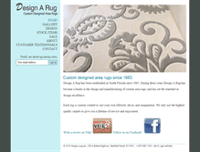 Tablet Screenshot of design-a-rug.com
